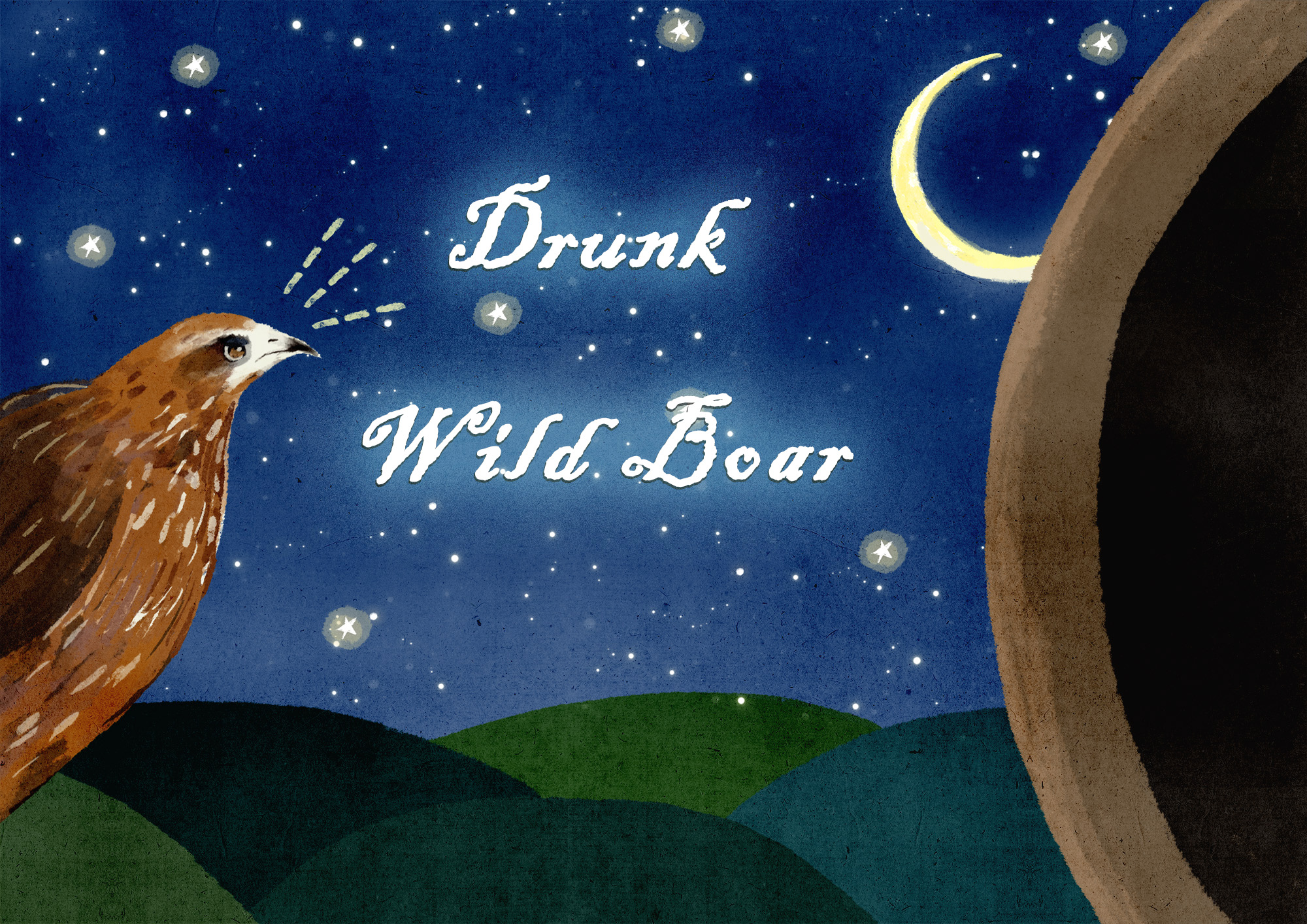 Drunk Wild Boar